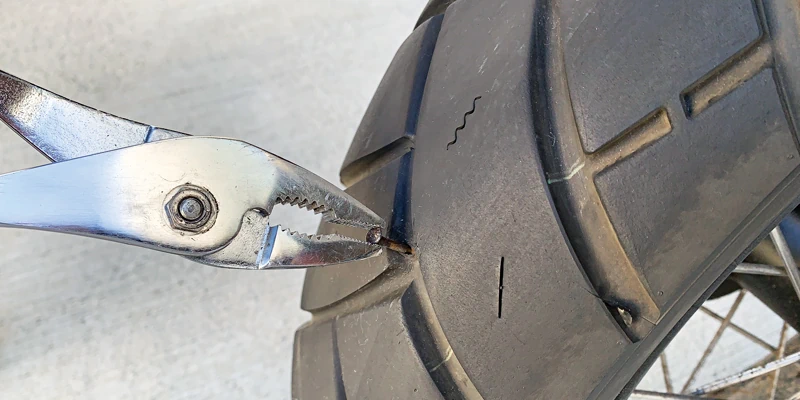 Tyre with Nail