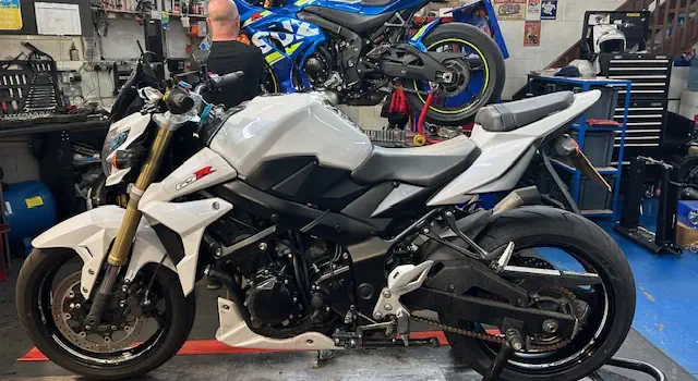 Motorcycle Tyres in the Workshop