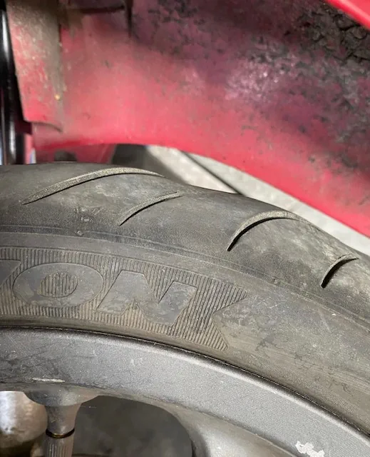 Tyre Deformity Tyre Deformity