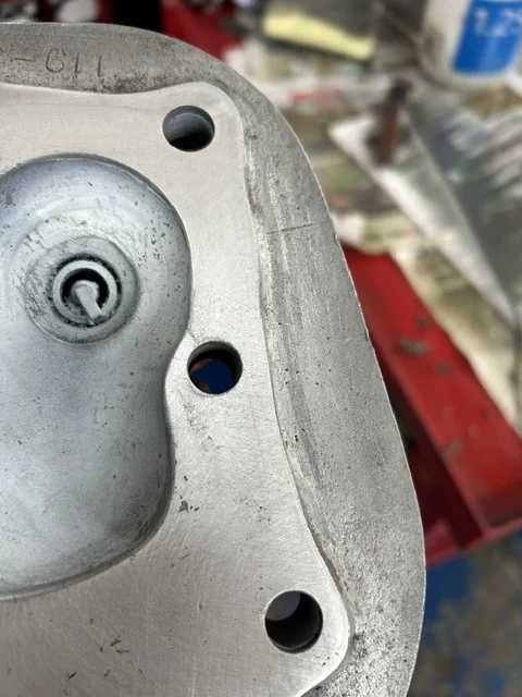 Harley Davidson WLA Flathead After Head Skimming Harley Davidson WLA Flathead After Head Skimming