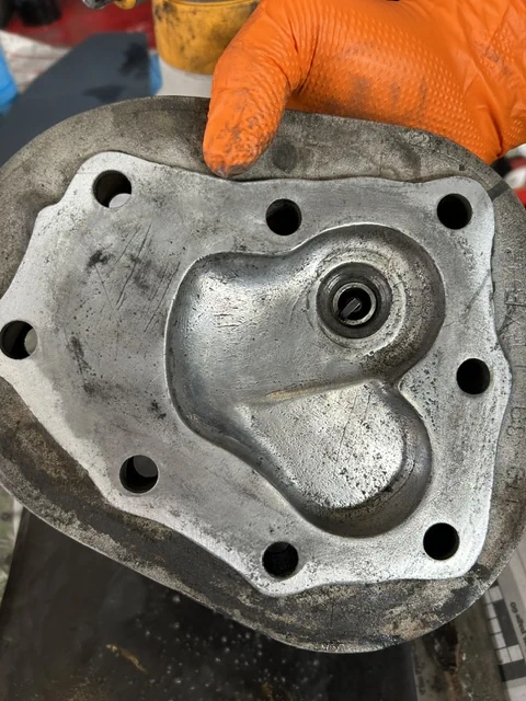 Harley Davidson WLA Flathead Before Head Skimming Harley Davidson WLA Flathead Before Head Skimming